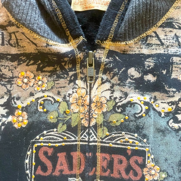 skinny minnie cowgirl rodeo style hoodie - Picture 4 of 9